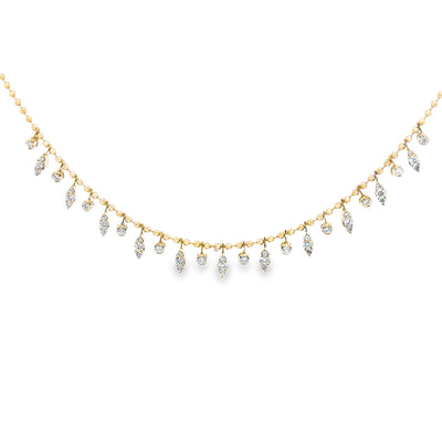 Raindrop Diamond Necklace