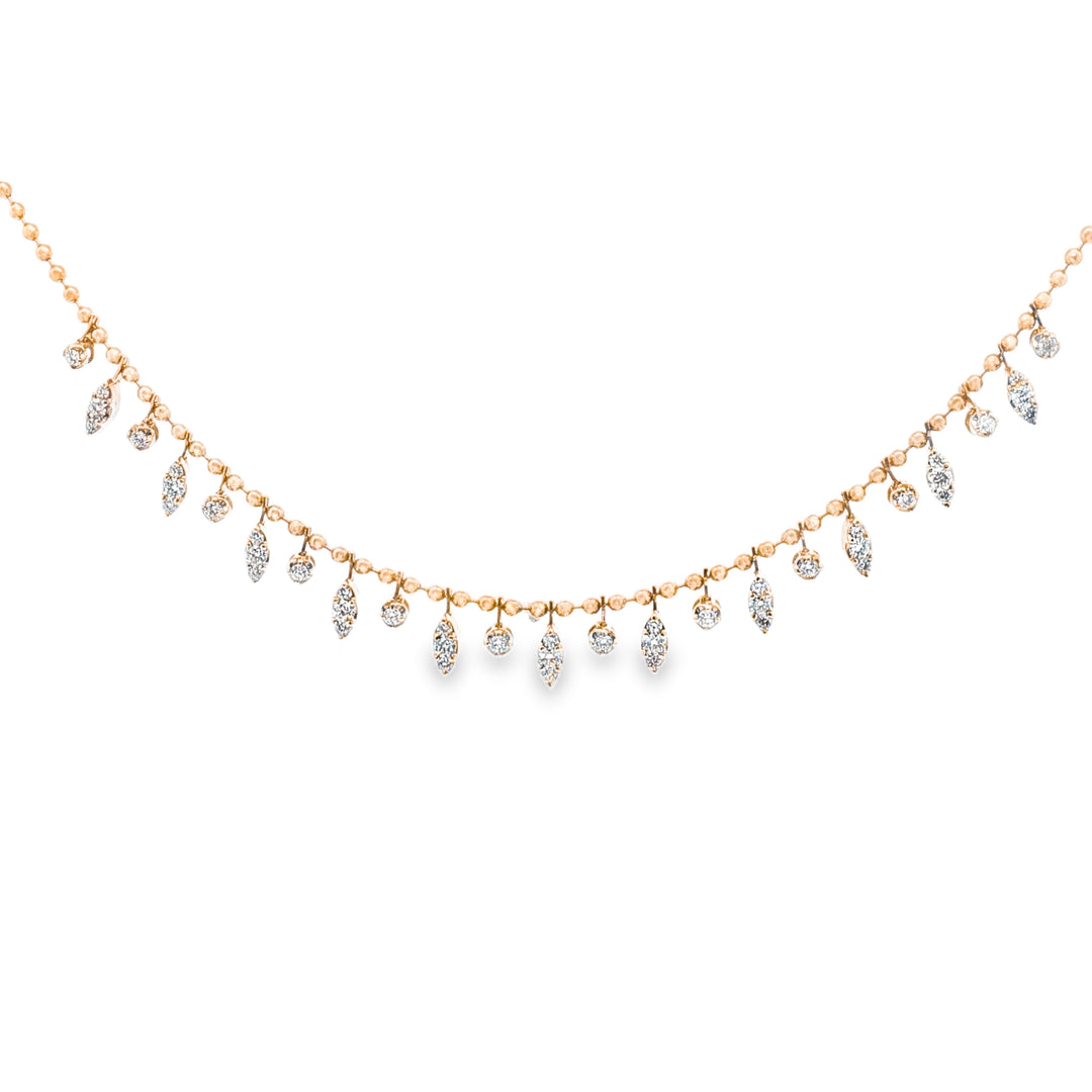 Raindrop Diamond Necklace