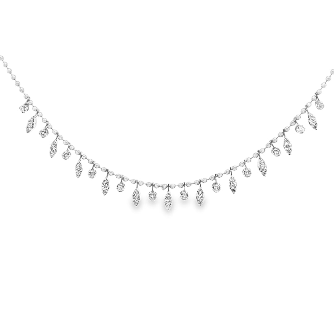 Raindrop Diamond Necklace