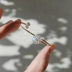 Load image into Gallery viewer, Diamond Daisy Bangle
