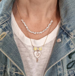 Load image into Gallery viewer, Irregular Diamond Pears Necklace
