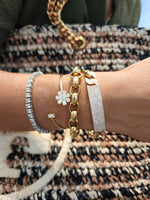 Load image into Gallery viewer, Diamond Daisy Bangle
