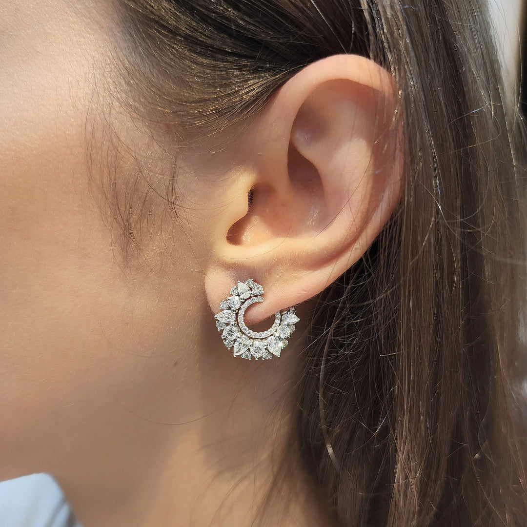 Diamonds Bouquet Earrings