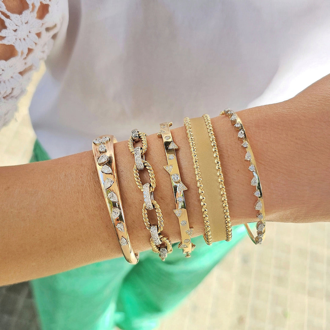 Teardrop Curve Bracelet