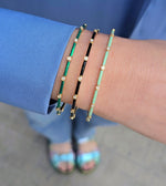 Load image into Gallery viewer, Enamel &amp; Diamond Pattern Bracelet
