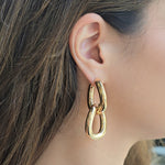 Load image into Gallery viewer, Bold Twirl Hoops
