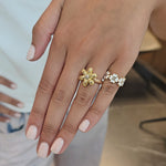 Load image into Gallery viewer, Inflated Daisy Ring
