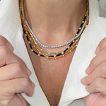 Load image into Gallery viewer, Rodded Tennis Necklace
