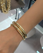 Load image into Gallery viewer, Gold Cigar Bracelet (Small Model)
