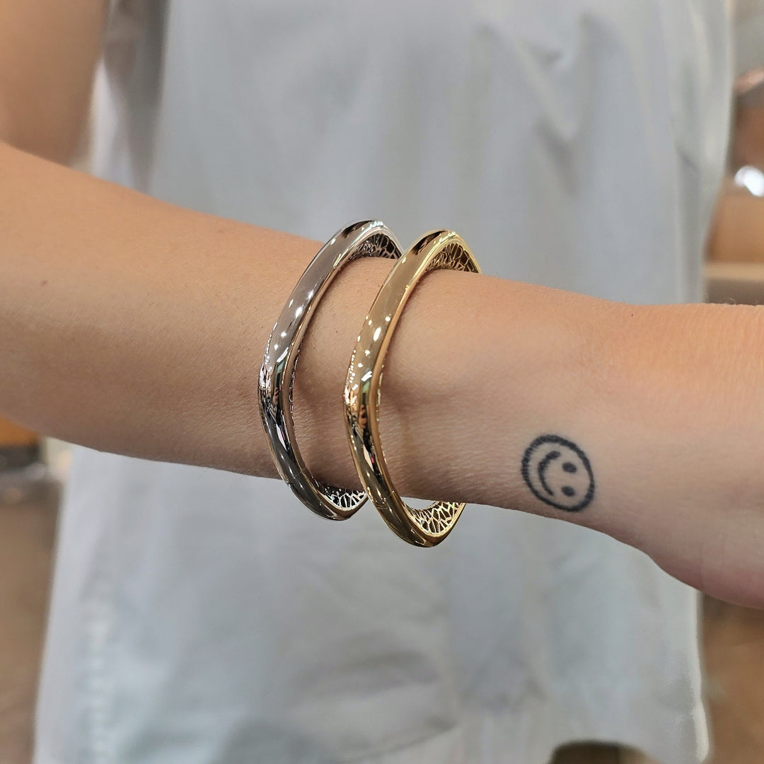 Squared Gold Bracelet