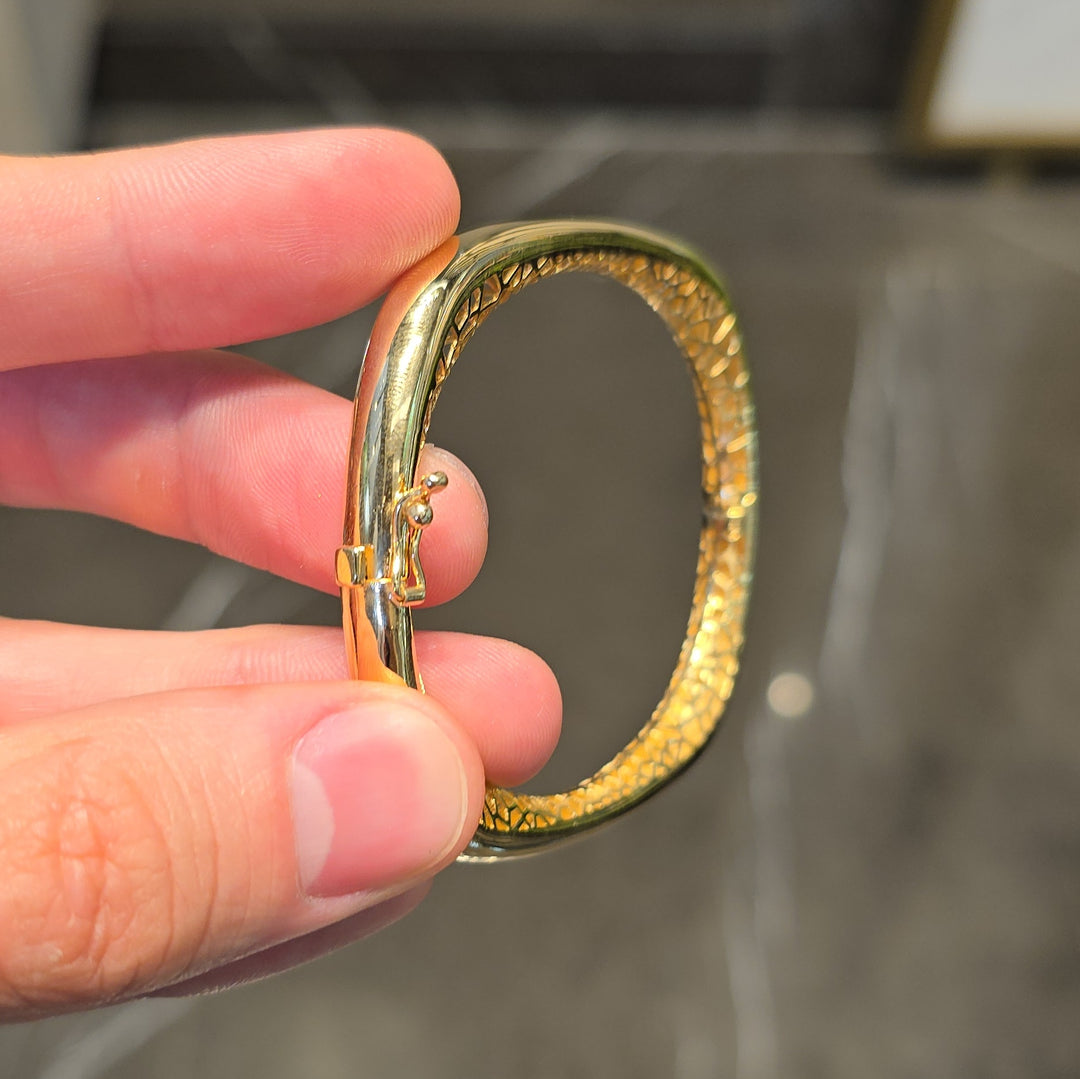 Squared Gold Bracelet