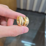 Load image into Gallery viewer, Chunky Gold &amp; Diamond Hoops
