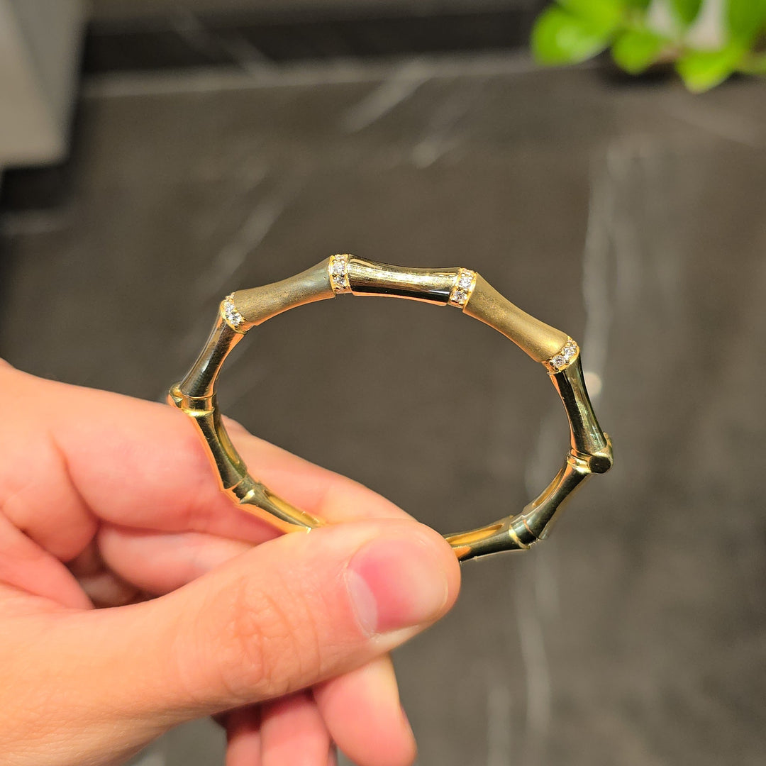 Diamond Bamboo Bracelet