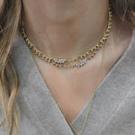 Load image into Gallery viewer, Diamond Molecule Necklace
