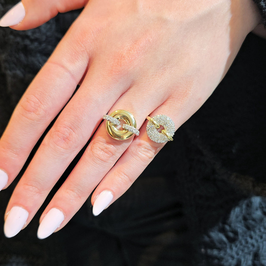 Diamond Sprinkles Donut Ring