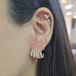 Load image into Gallery viewer, Diamond Claw Earrings
