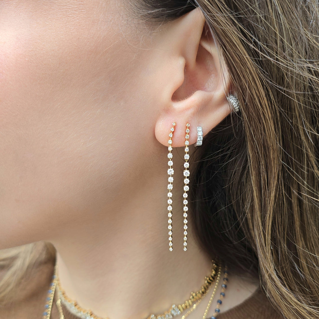 Slimmy Diamond Earrings