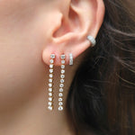 Load image into Gallery viewer, Linked Diamonds Earrings
