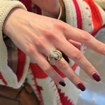 Load image into Gallery viewer, Interlocked Gold and Diamond Ring
