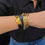 Load image into Gallery viewer, Halo Gold Bracelet (Small Model)
