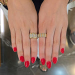 Load image into Gallery viewer, Marquise Mosaic Ring
