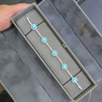 Load image into Gallery viewer, Aqua Bloom Bracelet
