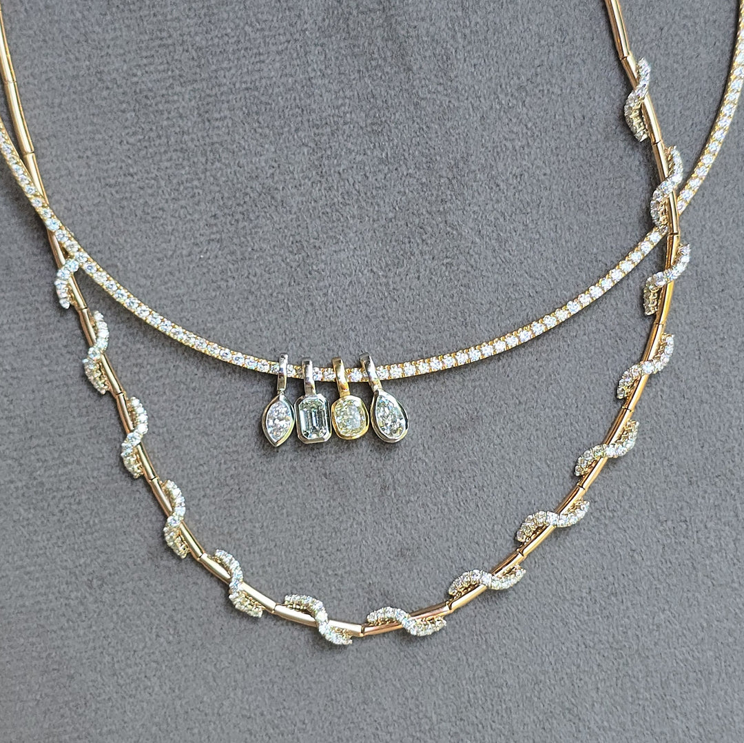 Diamond Vine Necklace
