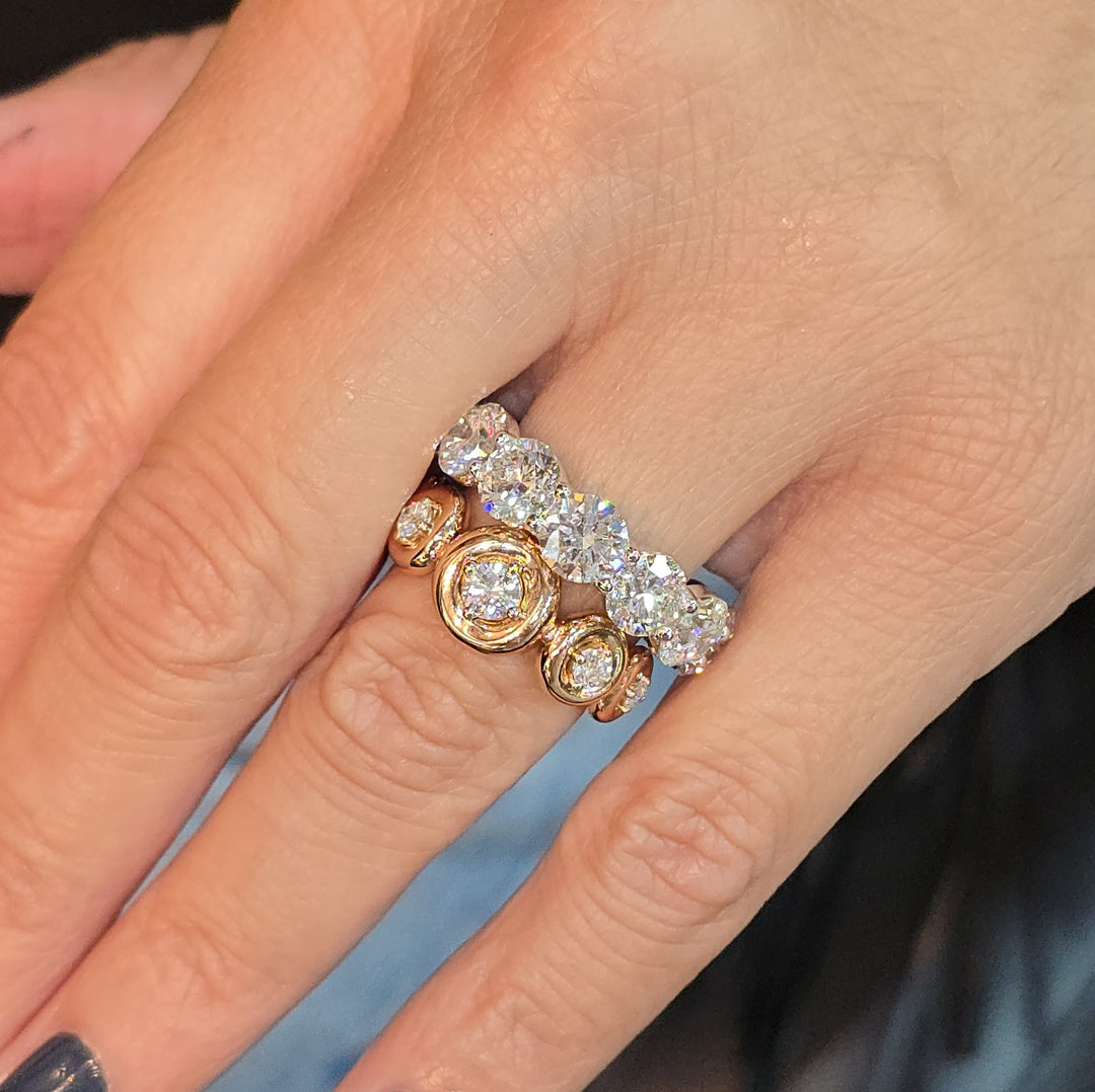 Diamond Bubble Eternity Ring