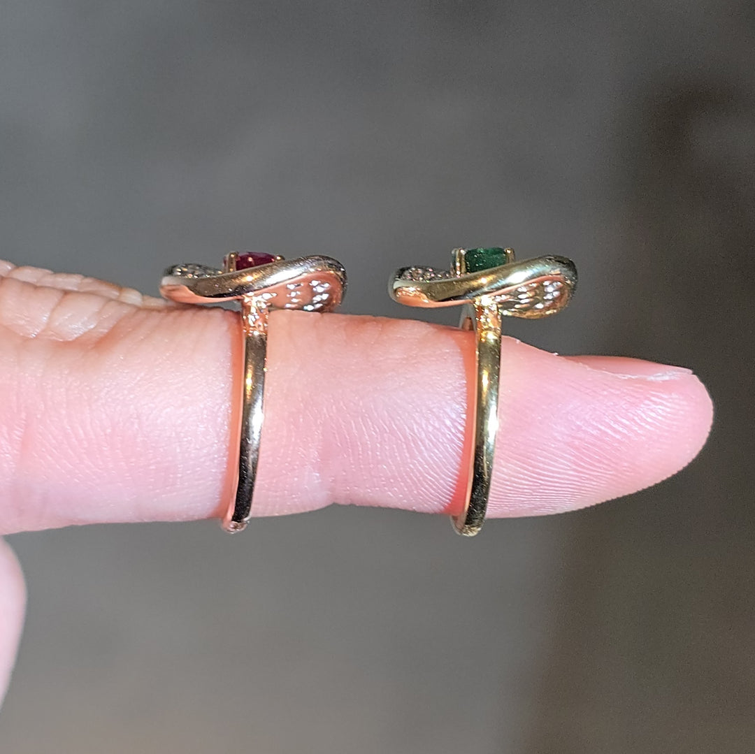 Crimson Ripple Ring
