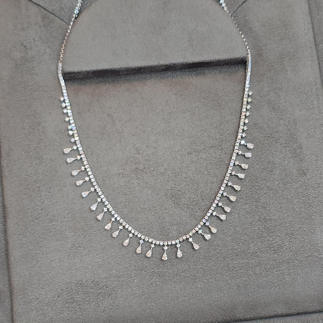 Diamond Cascade Necklace