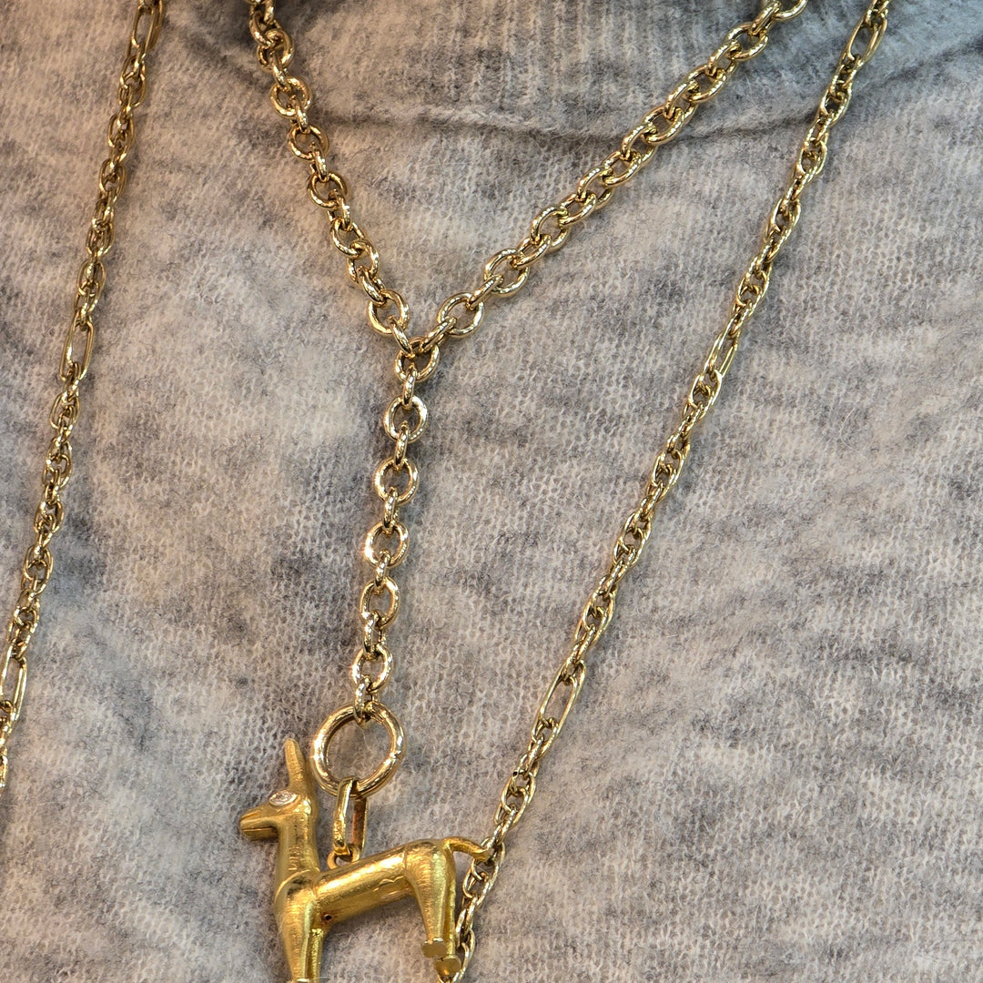Halo Drop Lariat Chain