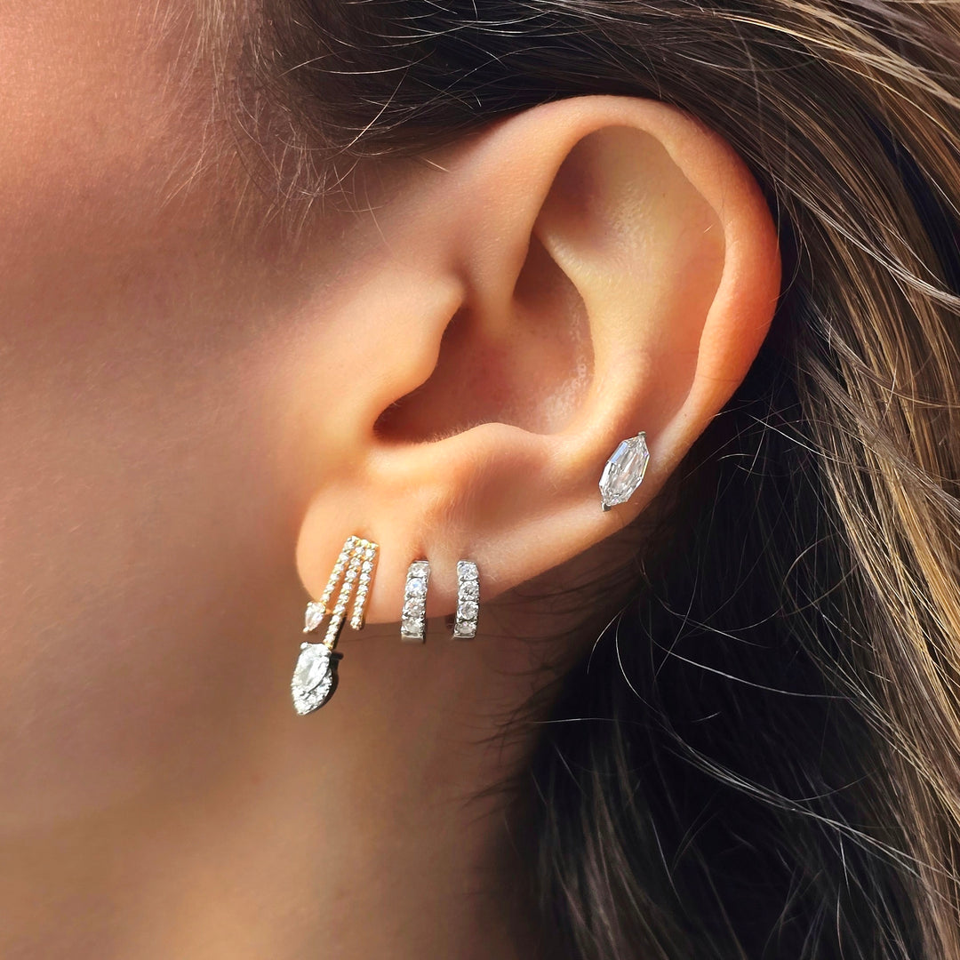 Pear Trajectory Earrings