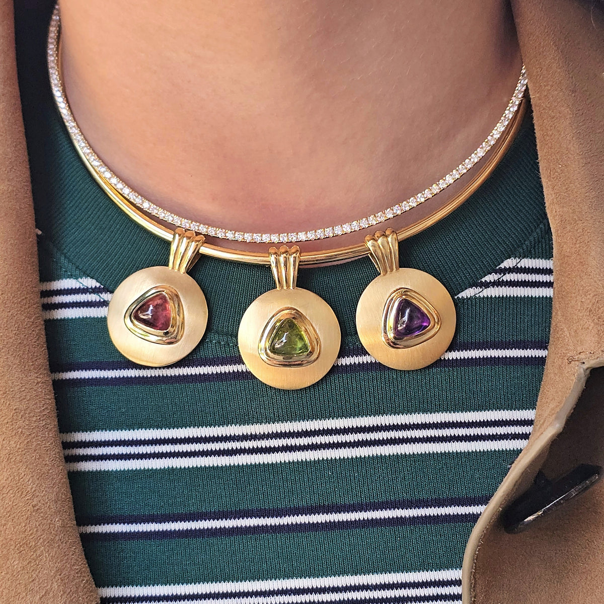 Shield talisman pendant