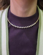 Load image into Gallery viewer, Diamond Coil Necklace
