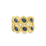 Load image into Gallery viewer, Sapphire Labyrinth Ring
