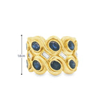 Load image into Gallery viewer, Sapphire Labyrinth Ring
