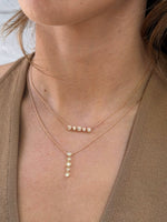 Load image into Gallery viewer, Bezel Row Necklace
