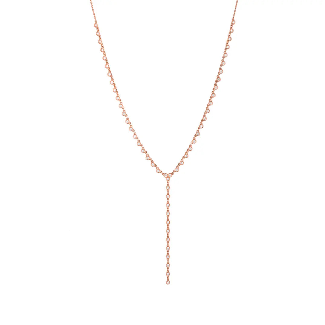 Diamond Lariat Necklace