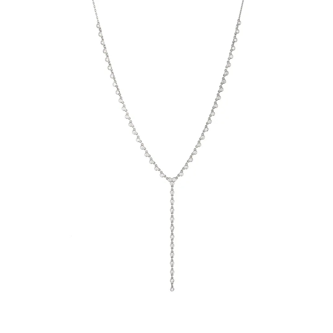 Diamond Lariat Necklace