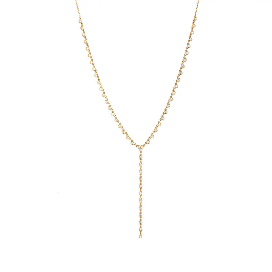 Diamond Lariat Necklace
