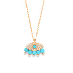 Load image into Gallery viewer, Blue Eye Diamond Necklace
