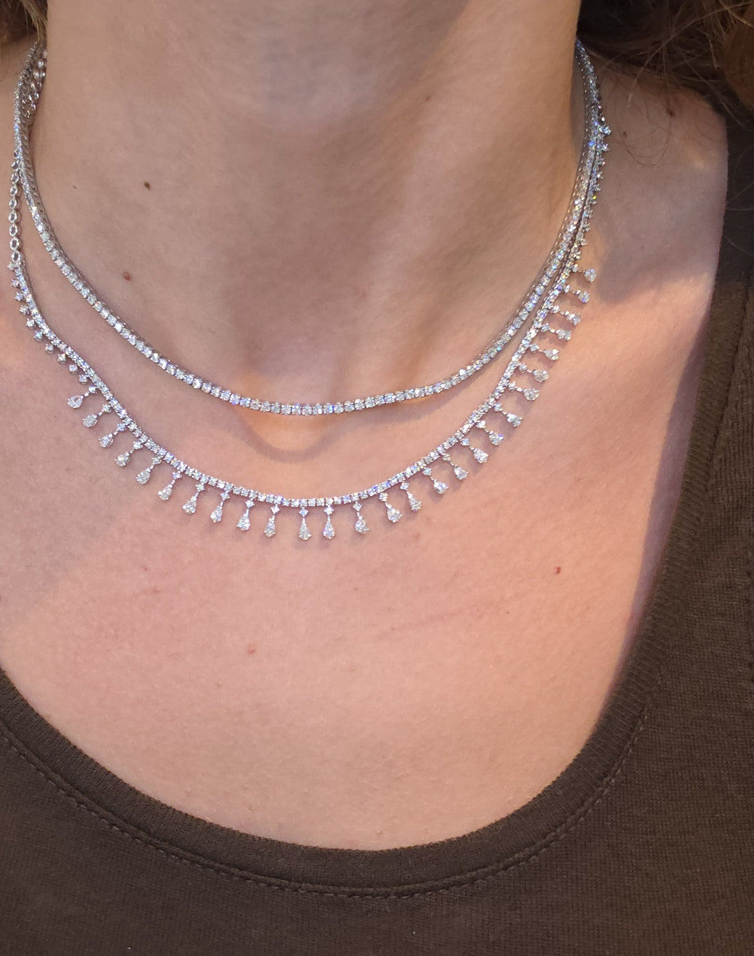 Diamond Cascade Necklace