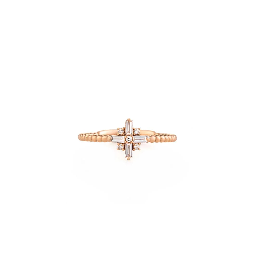 Diamond Compass Ring
