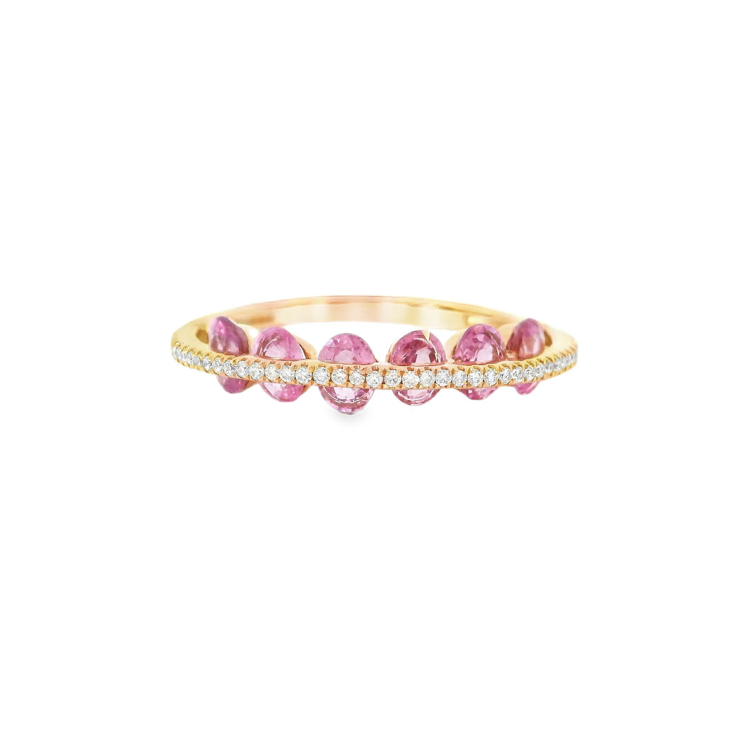 Pink Sapphires Constellation Ring