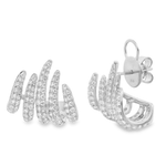 Load image into Gallery viewer, Diamond Claw Earrings
