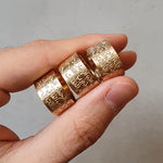 Load image into Gallery viewer, Hand Engraved Gold Band
