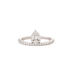 Load image into Gallery viewer, Diamond Band with Pear Illusion
