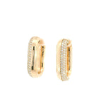 Load image into Gallery viewer, Double Dipped Diamond Hoops
