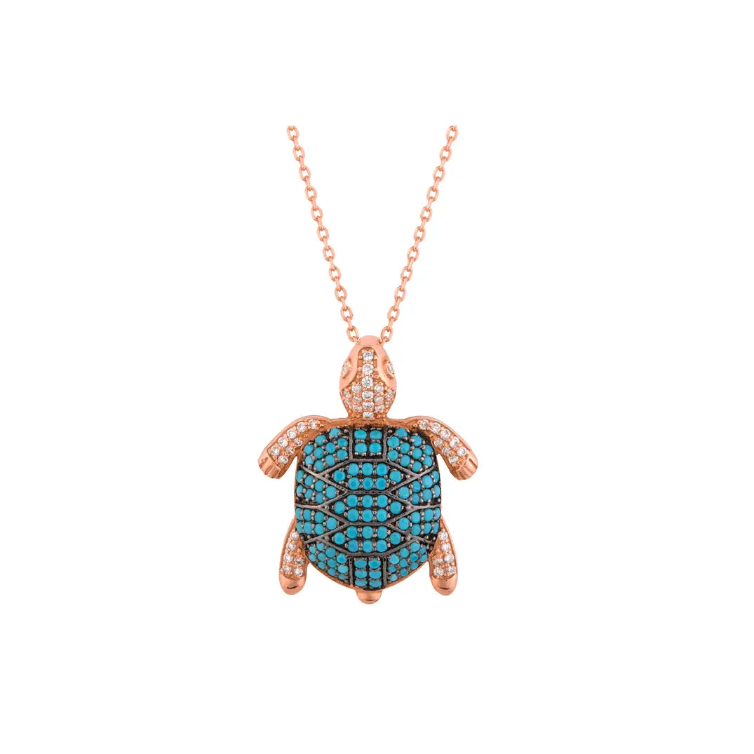 Diamond & Turquoise Sea Turtle