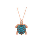 Load image into Gallery viewer, Diamond &amp; Turquoise Sea Turtle
